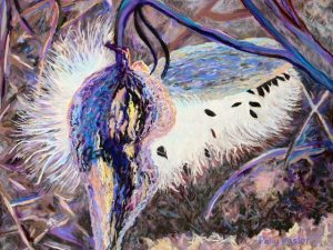 Life After Death (New Abstract Conceptualist Painting in Pastel)