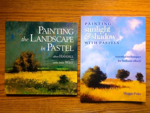 Two Pastel Landscape painting books reviews and notes
