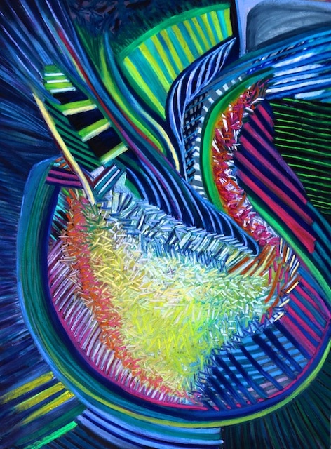 My Cup Runneth Over (pastel) by Polly Castor
