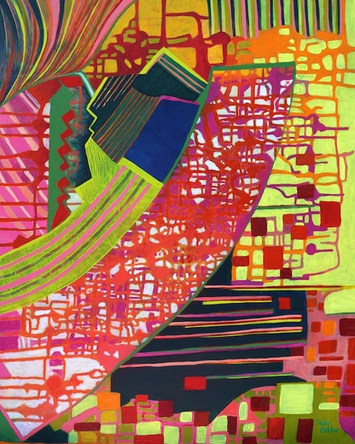 Motherboard (acrylic) by Polly Castor