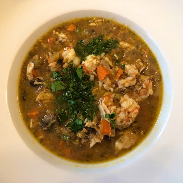 Savory Seafood Soup recipe