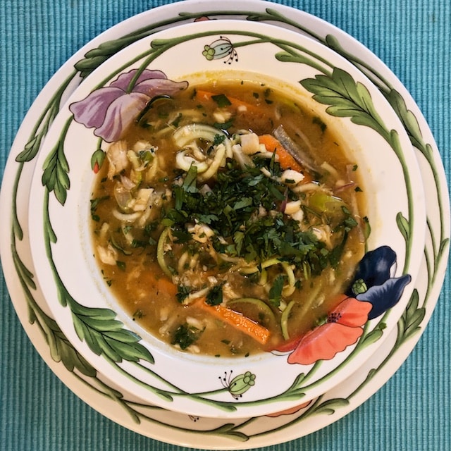 Grain-Free Vegetable Noodle Soup Recipe
