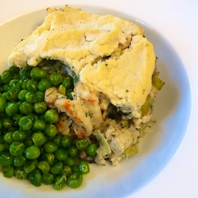 Updated Seafood Pie with Celeriac Mash Recipe