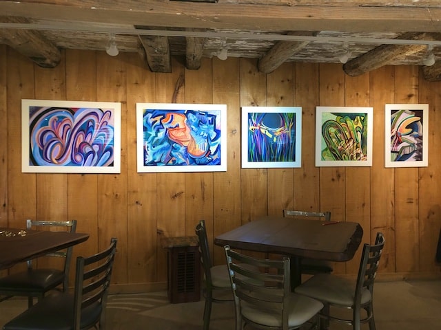 Polly Castor Art at White Silo Winery