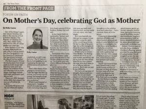 God as Mother (Today’s Newspaper Article by Polly Castor)