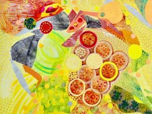A Summer Picnic (A New Large Abstract Collage)