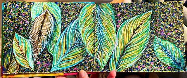 Recent pages in my artist journal