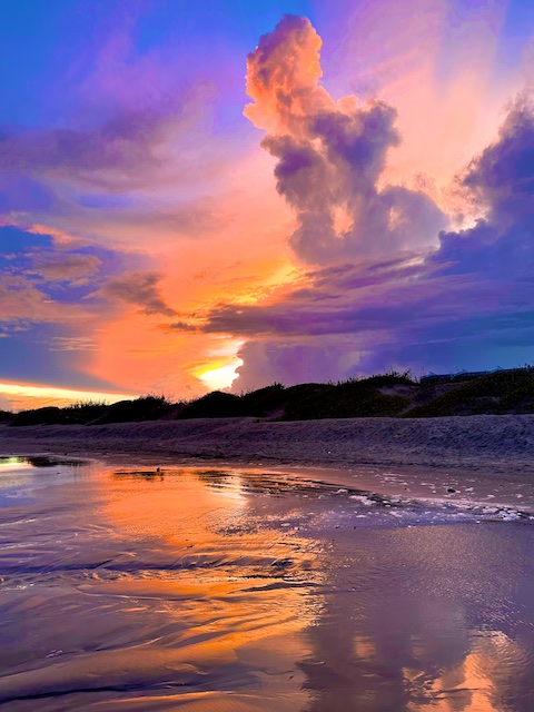 Sand, surf, skies, and sunsets near Corpus Christi