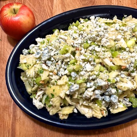 Celery Apple Salad with Blue Cheese Recipe