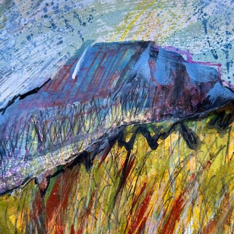 Abstract Landscapes, Plein air crop and collage