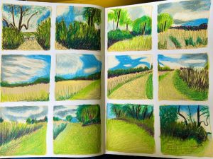 Sketching the 360º View (Grid Journaling Idea #5)