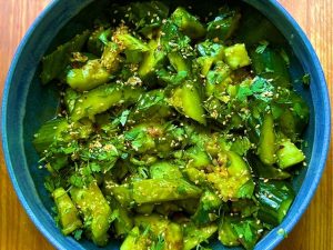 Asian Smashed Cucumber Salad (Recipe)