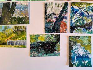 Creative Arts Camp 2024 (Teaching Painted Paper Collage Day 4)