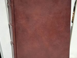First Pages Done in my New Italian Leather Artist Journal