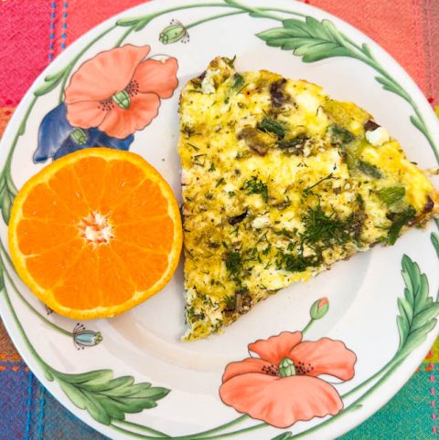 Asparagus and Feta Frittata with Za'atar recipe