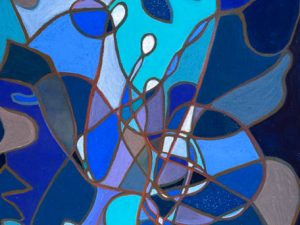 Entwined (New Large Pastel Painting)