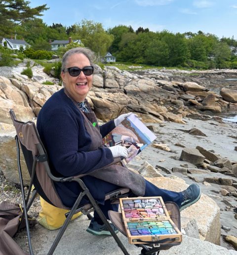 Plein Air Retreat Paintings by Polly Castor