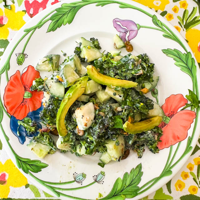 Broccoli Cucumber Salad recipe