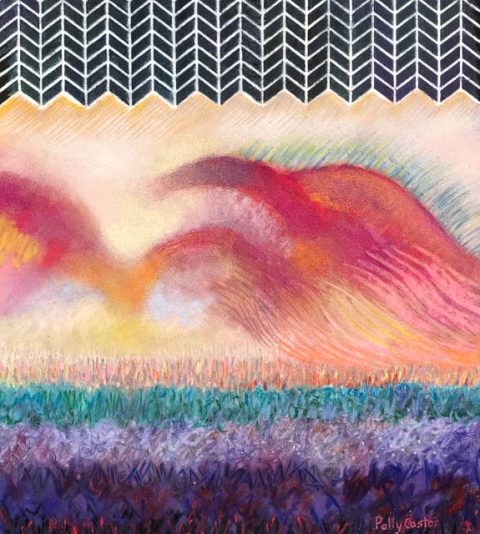 David Abrams Quote with art by Polly Castor