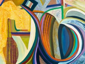 Watching You Grow (New Large Abstraction in Oil)