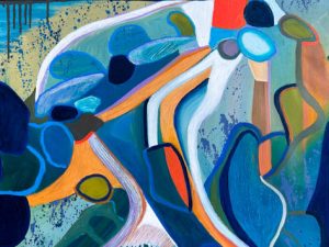 Mining (New Abstract Landscape in Oil)