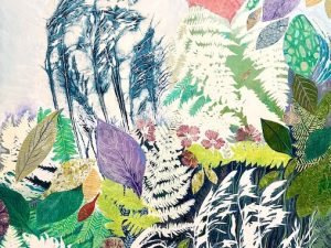 Winds of Change (New Large Monoprint Collage)