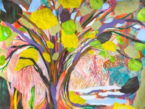 Still Flourishing (Conceptual Abstract Landscape Collage)