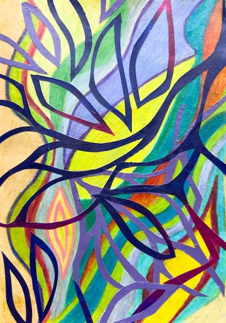 Seven Most Recent Collages in my Artist Journals, by Polly Castor