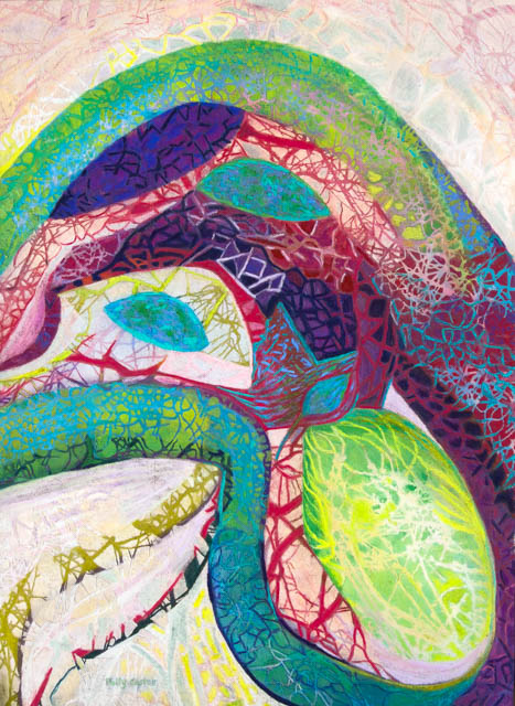 Spring's Heartbeat, painting by Polly Castor