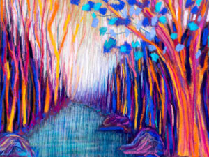 In the Fairy Wood (New Pastel Painting)