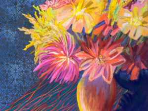 Still Life with Pattern (New Painting in Pastel)