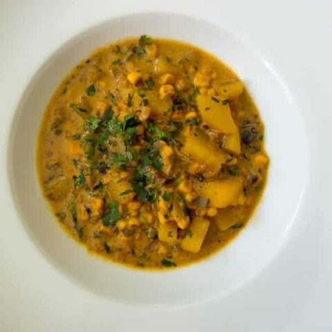 Poblano, Potato, and Corn Stew recipe