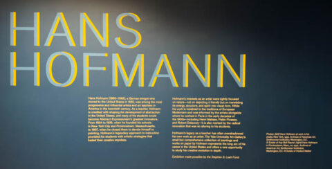 Hans Hofmann Show at the Yale Art Gallery