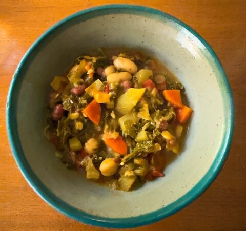 Blue Zones Minestrone Soup recipe