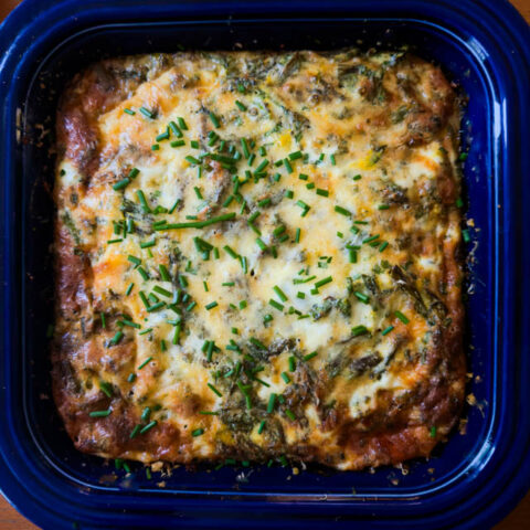 Asparagus Scallion Frittata recipe