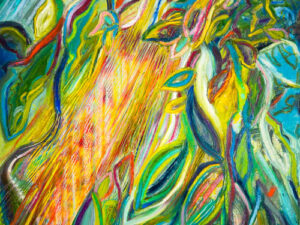 Warm Sunbeam in the Garden (New Painting in Oil)