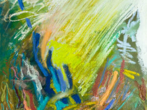 Two Small Abstract Landscapes in Oil