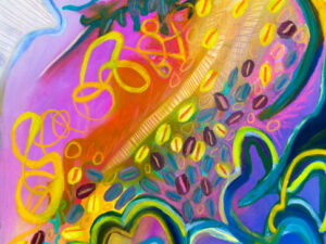 Cheerful Garden (New Painting in Oil)