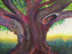 Laudholm Copper Beech (New Landscape Painting in Pastel)