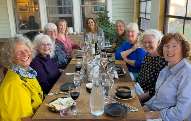 Monhegan 2026 friends and food photos