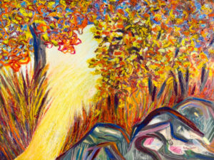 Into the Autumn Field (New Landscape Painting in Oil)
